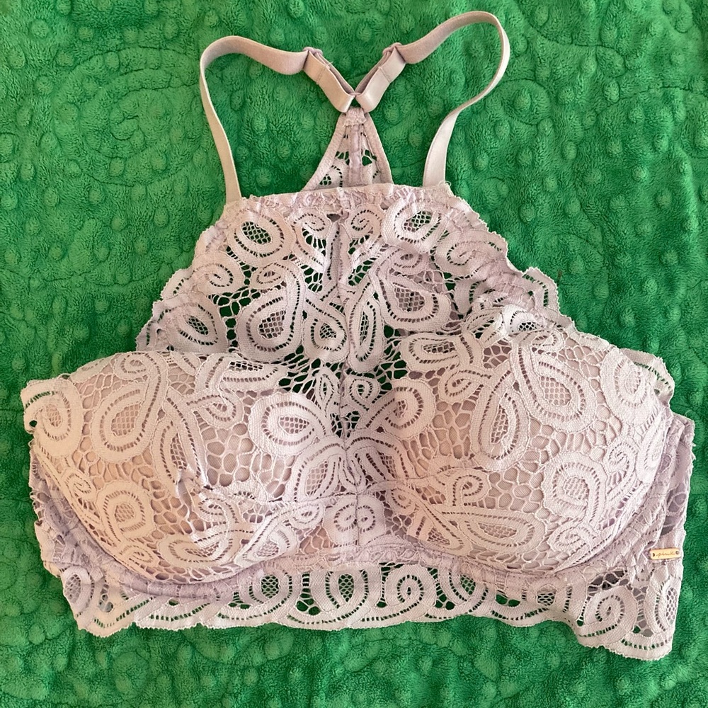 Vs PINK lavender bra crop top
